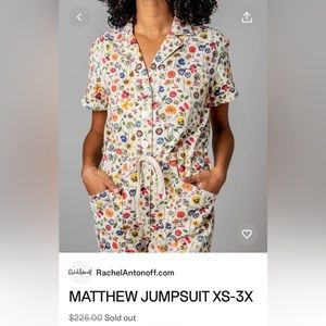 Rachel Antonoff MATTHEW JUMPSUIT in Medium